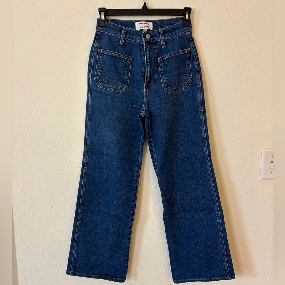Reformation Alyssa High Rise Wide Leg Jeans